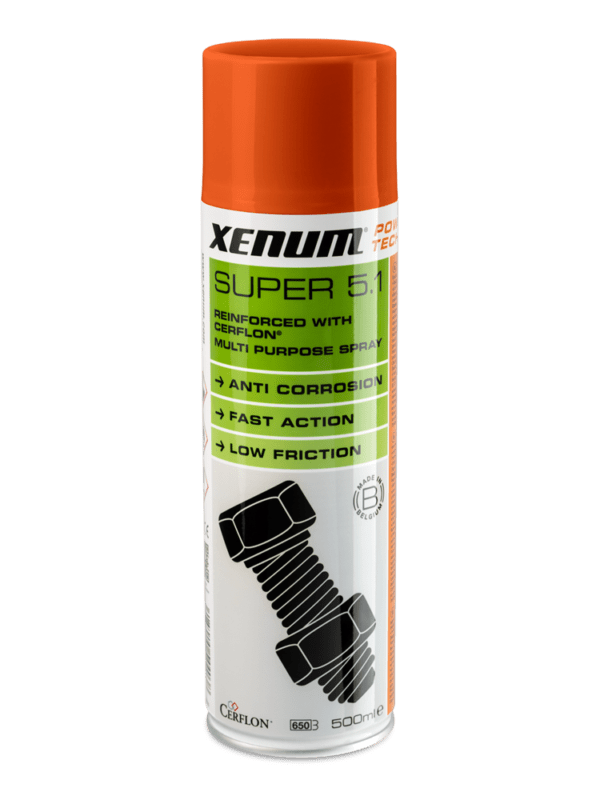 Xenum Super 5.1 500ml / Spray lubrifiant multifonction à base de Cerflon®