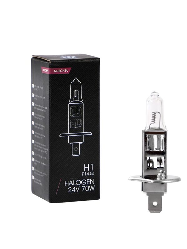 Ampoule halogène M-Tech H1 P14.5s 70W 24V