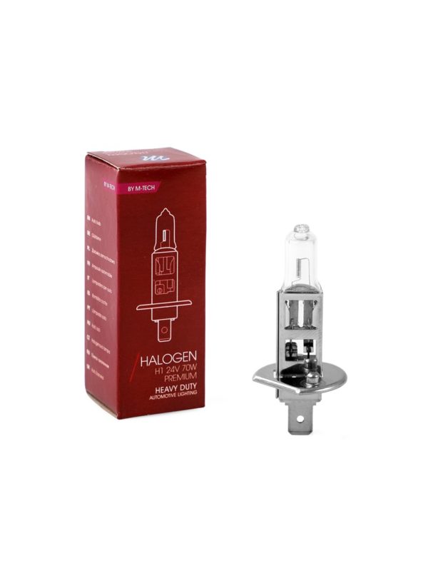 Ampoule halogène M-Tech Heavy Duty H1 70W 24V