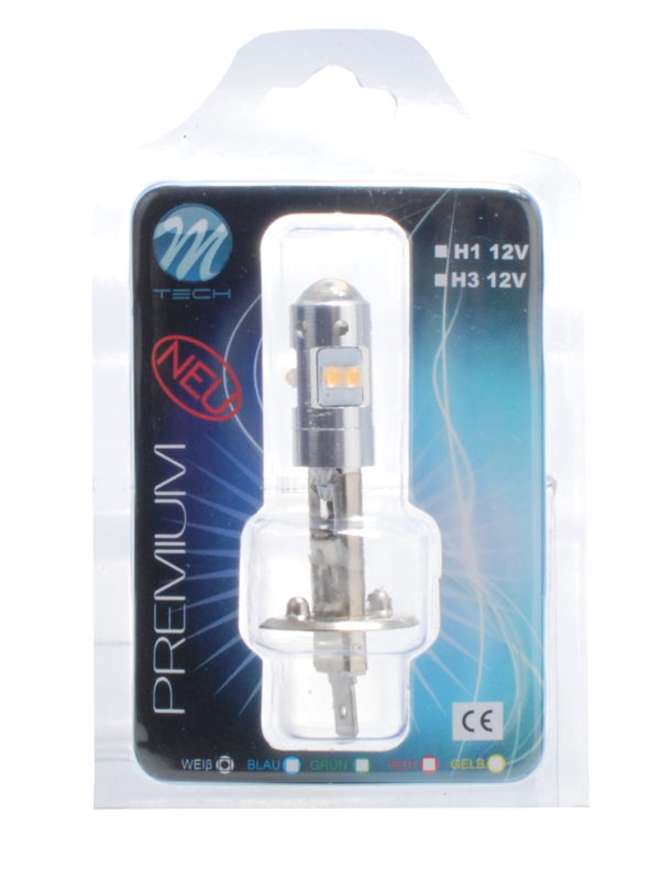 Blister diode LED H1 8x2828SMD 12-24V CANBUS Blanc