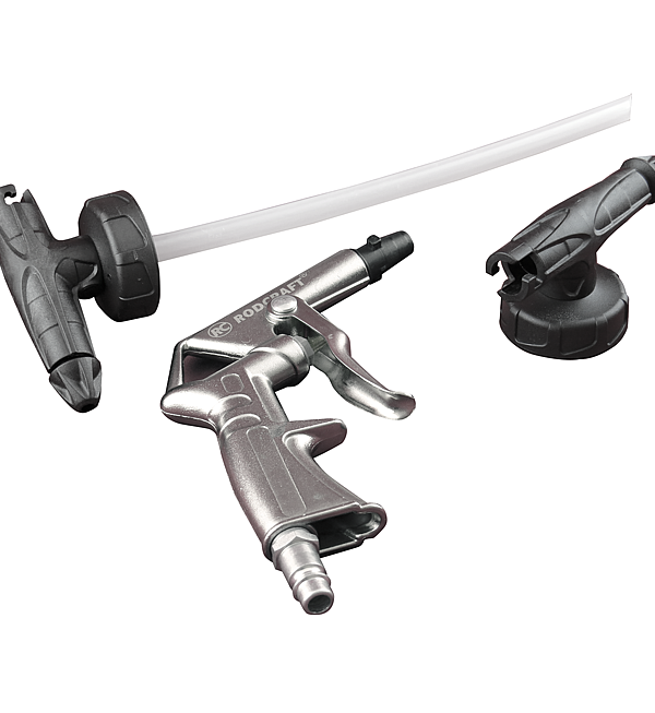 Pistolet pour la protection du soubassement y compris les buses et le tuyau de riser