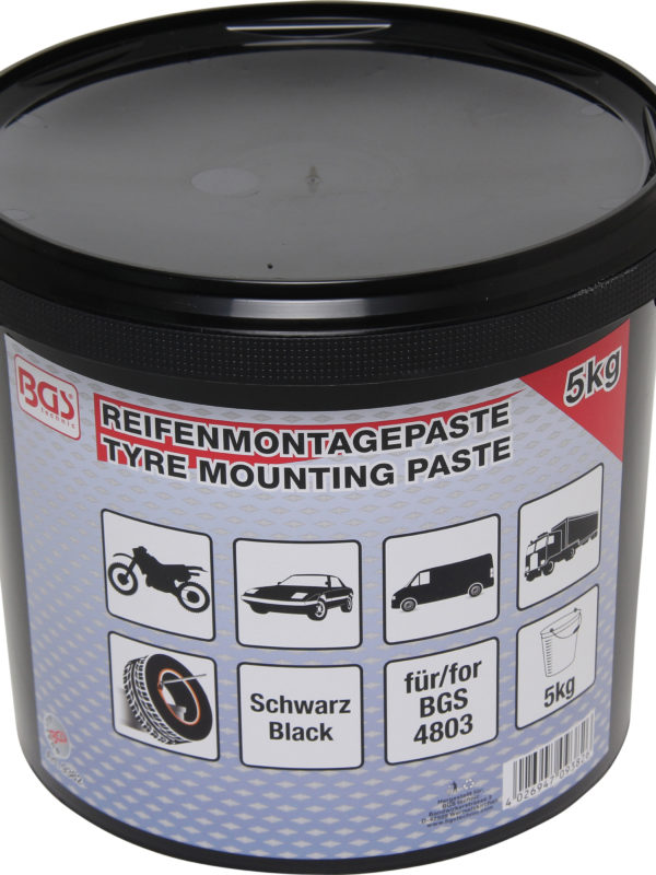 Graisse crême de montage de pneus | noire | 5 kg