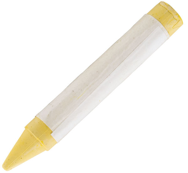 Marquage craie - ciré jaune