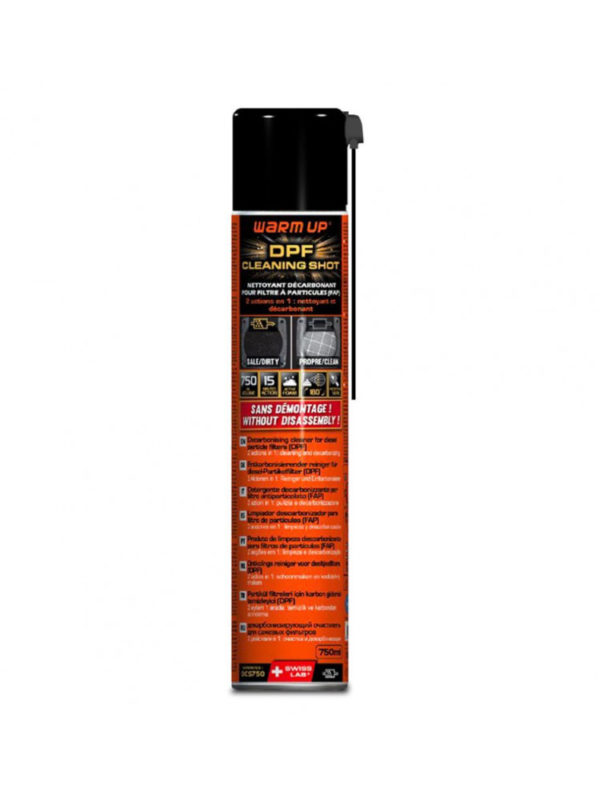 Warm Up DPF CLEANING SHOT / Nettoyant filtre à particules 750ml