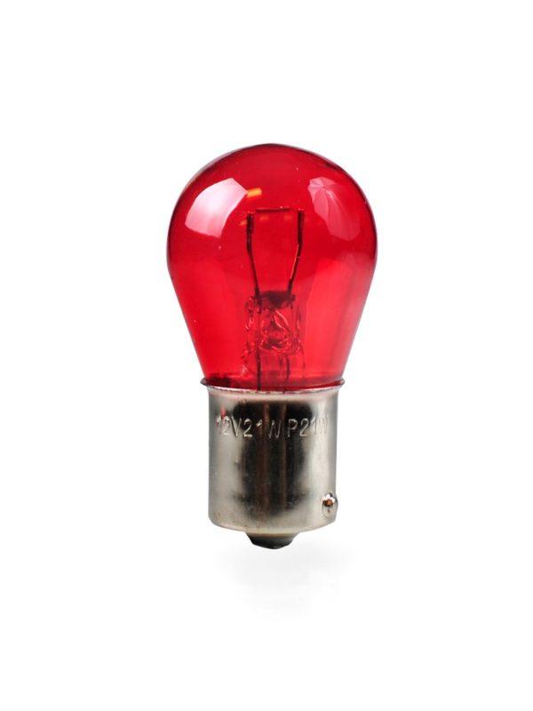 Ampoule P21W S25 12V 21W BA15S ROUGE