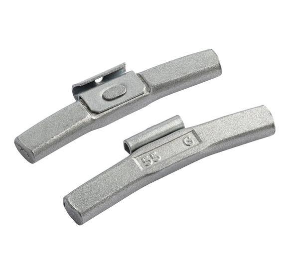 Masses à clipser - jantes acier - FE - 55g - 50pces